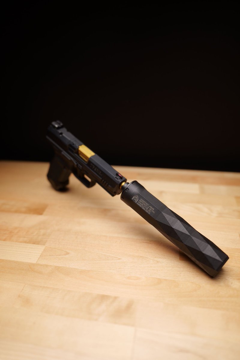 AngstadtArms's tweet image. NEW RETICENT 360S SUPPRESSOR // 
SPECS &amp;gt;&amp;gt;
DMLS 100% Grade 5 Titanium
Pistols up to 9mm
Rifles up to .36 caliber
Length: 6.5″
Weight: 7oz w/o Mount
Diameter: 1.55″

#9mm #suppressor #silencer
