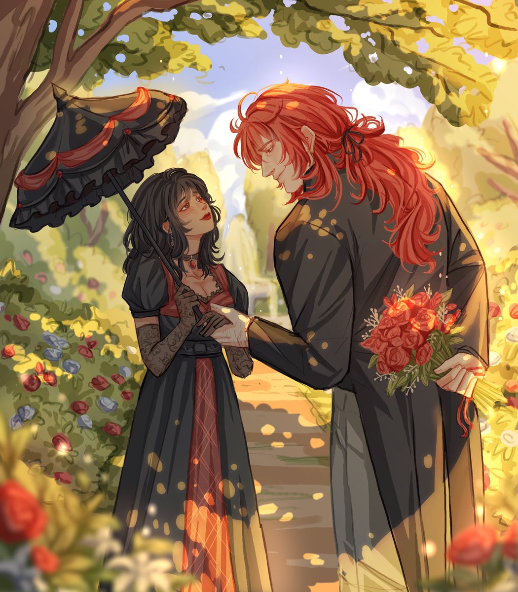 awragnvindr's tweet image. #aprilluc2026 day 16: yearning

“ah, is that the necklace i gifted you?”
“it is… thank you again, mr. ragnvindr. you’re very kind.” ♡ 

#diluc #yumetwt #ocxcanon #awealuc