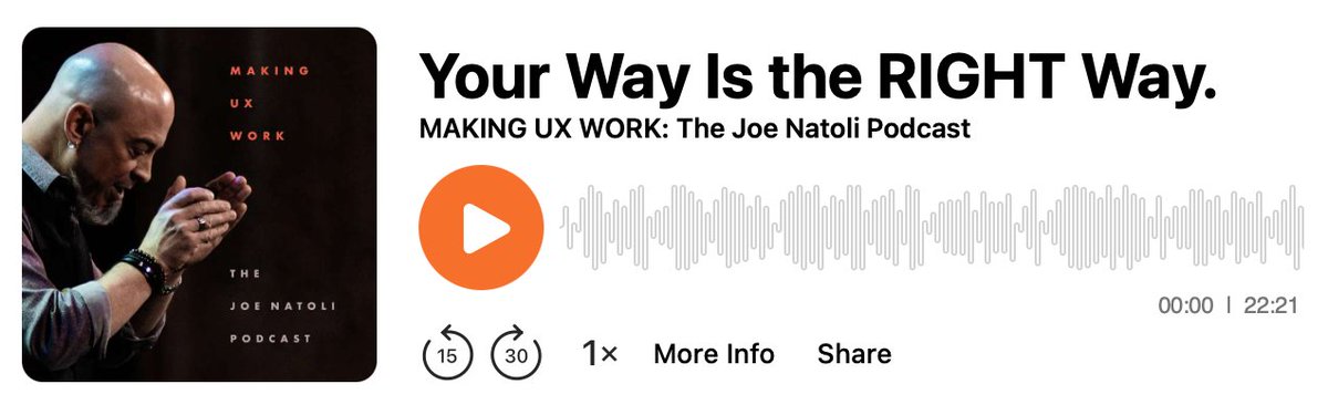 joenatoli's tweet image. There’s more than one way to push back — and not all of them look like confrontation.

In this episode of MAKING #UX WORK, I talk about different styles of influence, why “going along to get along” quietly erodes confidence and how asking better questions can shift power. 

1/4