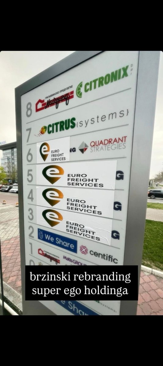 freightcaviar's tweet photo. Super Ego Holdings is already attempting a rebrand in Serbia. 

Looks like they're going under Euro Freight Services

Maybe they should try being SuperEgoAI https://t.co/BvVa0cFErR