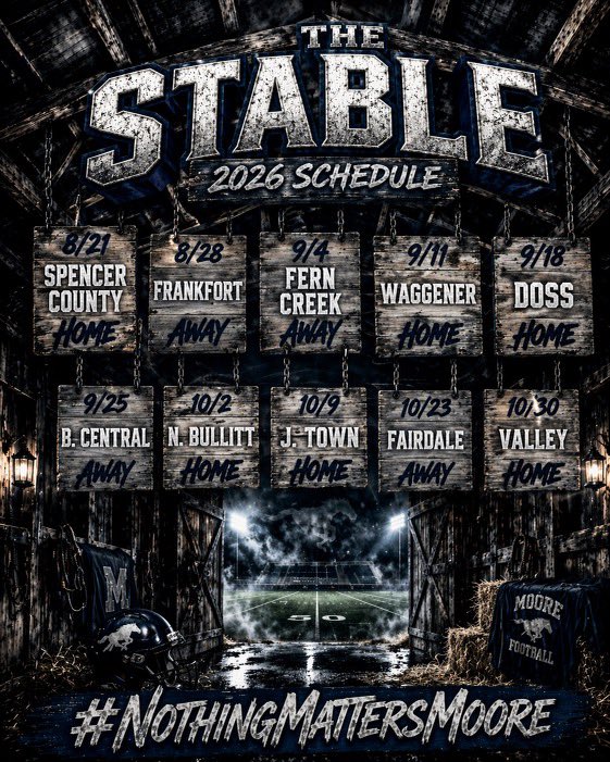 Moore Mustangs tweet media