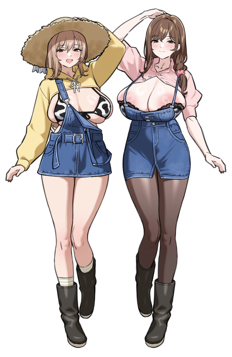 おちんちん絞りの搾精士親子🐮 