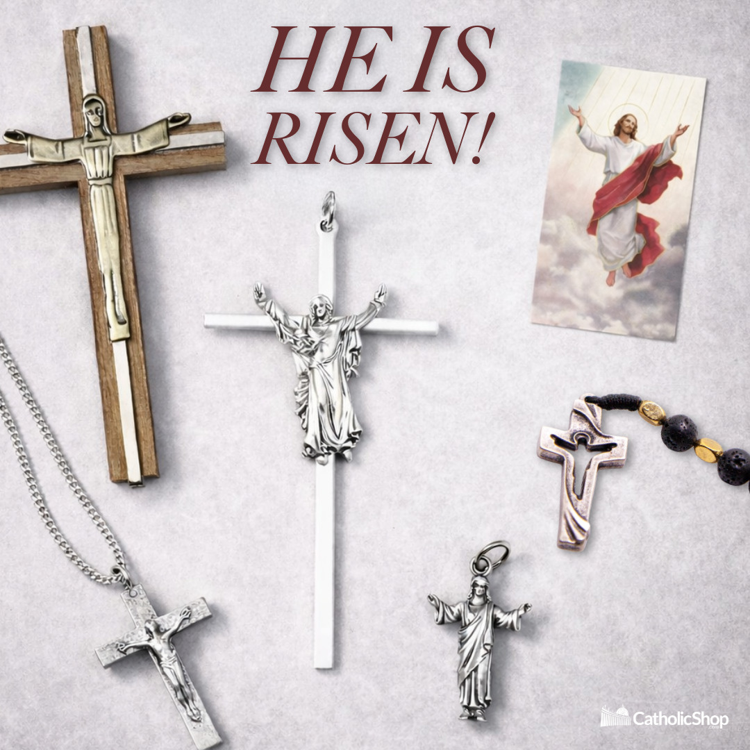 ShopCatholic's tweet photo. He is risen — and with Him, hope is made new.
A reminder for your home, your prayer, your daily life.
Shop Risen Christ pieces at https://t.co/9mlGVt7iDI https://t.co/BlgaD7MDwp