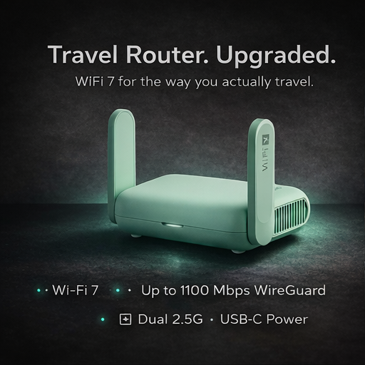 flashrouters's tweet photo. Hotel WiFi is temporary. Your setup doesn’t have to be.
Beryl 7 is here:
https://t.co/F26zAWbvXc https://t.co/XQevFnX2dH