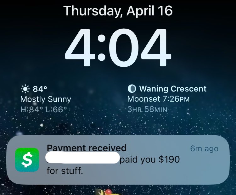 mistresstoasty's tweet photo. “Stuff”, as in whatever the fuck I want. 

As it should be. 💰 

Findom https://t.co/AJEyNdvcNB