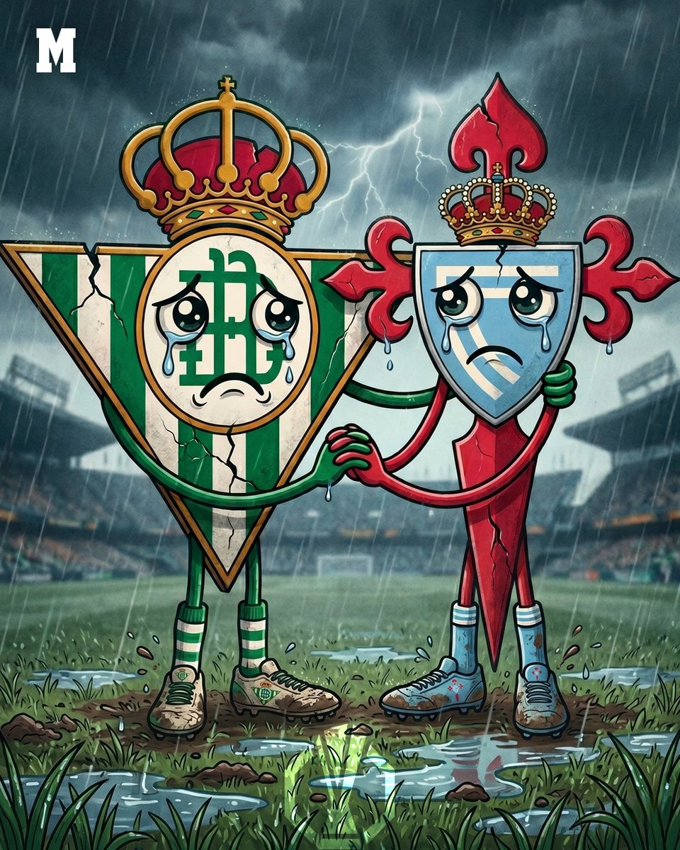 marca's tweet image. 😞 Con todo el dolor del mundo, tenemos que despedir de Europa a Betis y Celta 😟

Mucho ánimo a sus aficionados y, quién sabe, quizás la próxima temporada repitan experiencia en el Viejo Continente 😉

#UEL