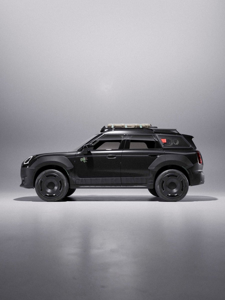 kotecinho's tweet photo. MINI x Vagabund Countryman Concept in black https://t.co/nryGrN7wtJ