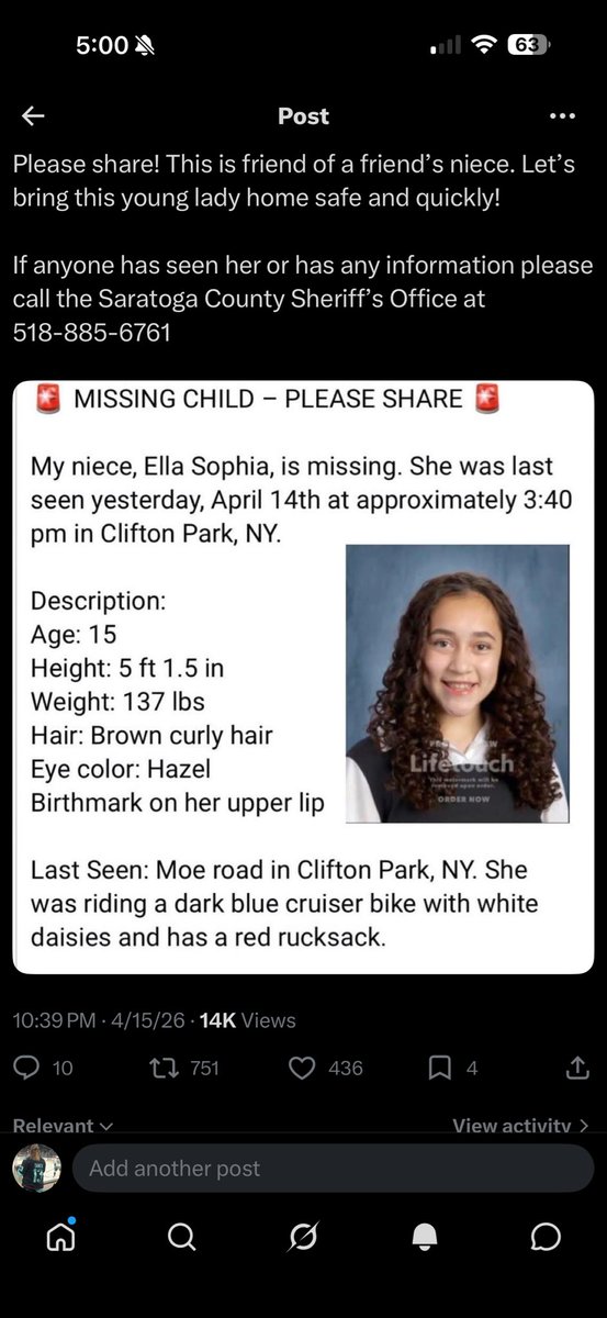 I know the true crime community can occasionally feel like a high school clique. Tensions get high &amp;ppl start going after each other. But THIS is why I love being part of it. Less than 24 hours &amp;over 14k people have seen her face. 28k more eyes looking for her. Thanks for sharing