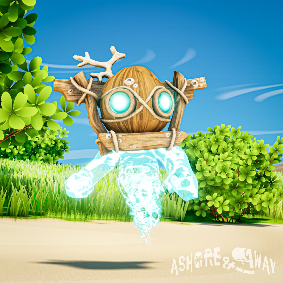 MonkeysMirror's tweet photo. Here is a sneak peek of the enemy design for Ashore &amp; Away.

#indiegame #gamedev #cozy #ashoreandaway #indiedev https://t.co/TXo7SKT8lf