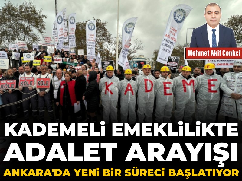 Kademeli emeklilikte adalet arayışı Ankara’da yeni bir süreci başlatıyor

🖋️Mehmet Akif Cenkci (<a href="/ma_cenkci/">Mehmet Akif Cenkci</a>) yazdı...

halktv.com.tr/makale/kademel…