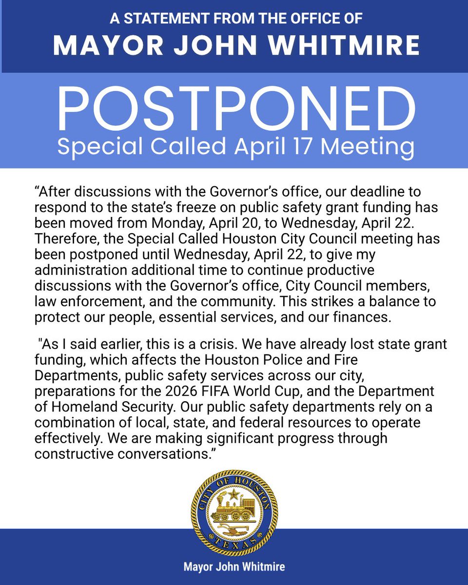 Houston Mayor's Office tweet media