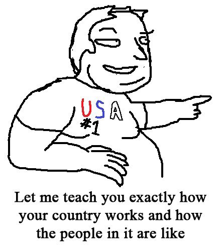 nao tem nada maior que o ego de um americano