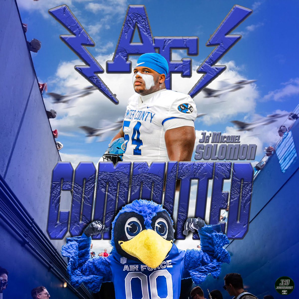 Jamicquel2027's tweet image. After an amazing home visit and amazing conversations I’ll be flipping my commitment to The Air Force Academy!!
#FlyFightWin💙