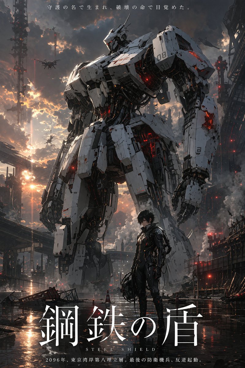 Robot Mecha Movie Key Visual Prompt