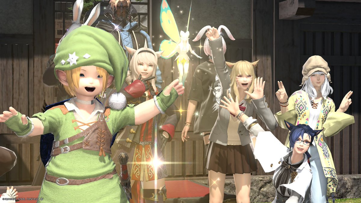 umekitiyuu's tweet image. ご新規のリヲンさんと〜　#FF14 #FC手羽先 #mandragora