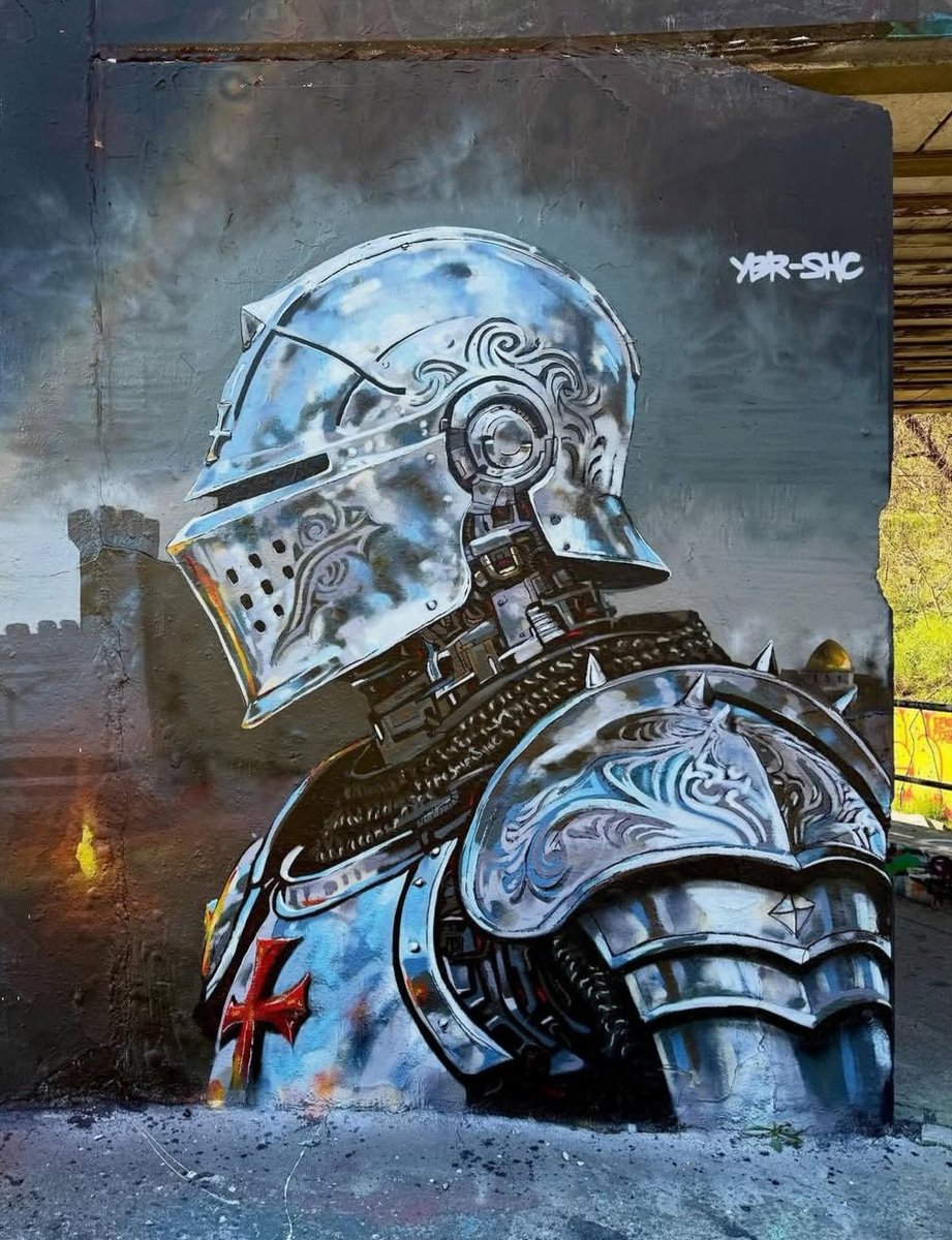 nouatre's tweet image. #streetart. #urbanart. #mural 
By : Ybr-Shc