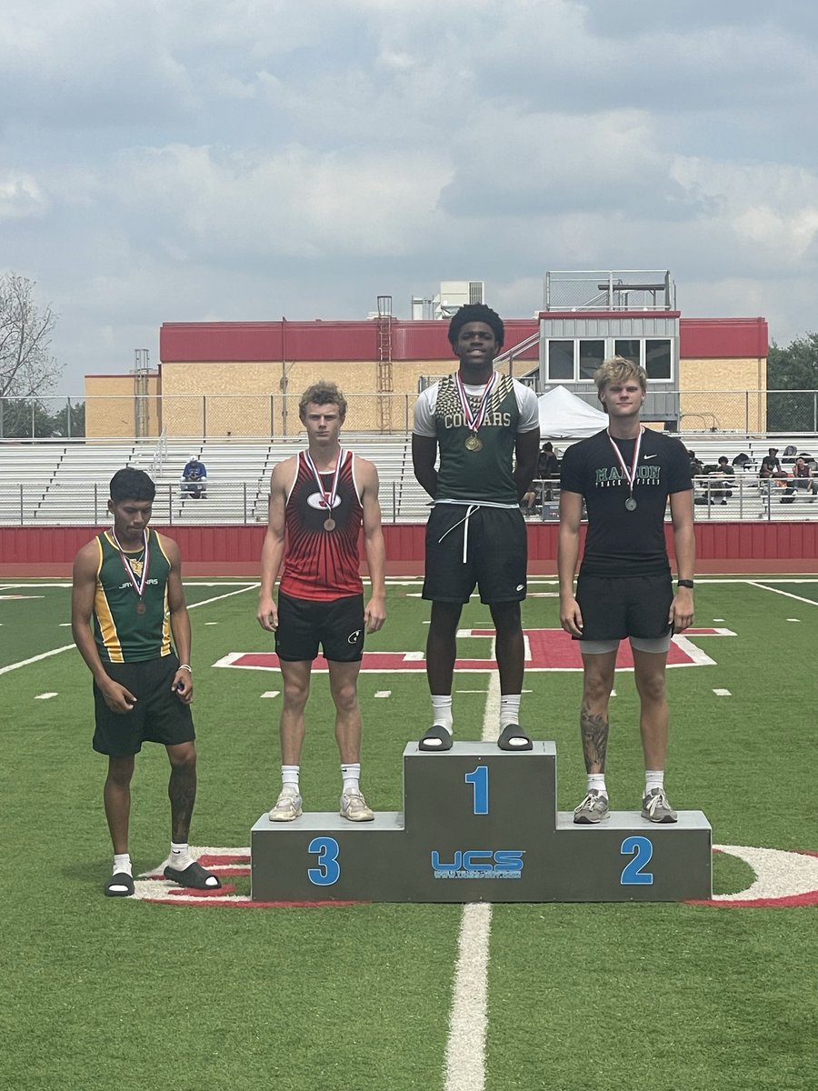 MarionTrack's tweet photo. Jaiden Riley takes 2nd in triple jump at Area!!
#41ftClub
#StillJumpinJumpin
#RideOnToRegionals https://t.co/m217czumNv