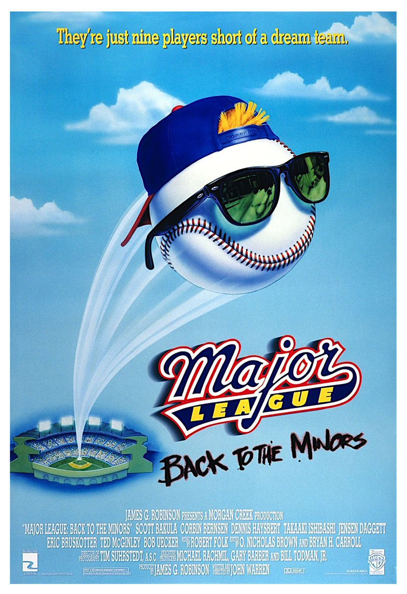 landofthe80s's tweet image. On this date in 1998, “Major League: Back to the Minors” made its debut in theaters.

BITE-SIZED FACT | The film was considered a box office bomb, grossing only $3.5M #90s #baseball