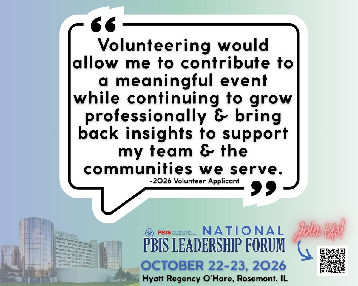PBISForum's tweet photo. 🫶Volunteer with us!
🎯Apply by May 15:  https://t.co/ES0ykfiYwn https://t.co/P5xCbDgF8K