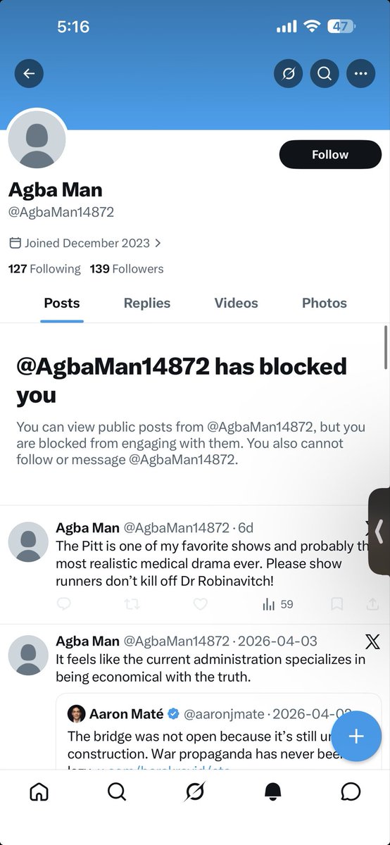 TaiwoHQ's tweet photo. @AgbaMan14872 @KingTaiwo_ @Mayoveli Retard, 😂 why you block me?

Olodo. https://t.co/wttvavRD3p