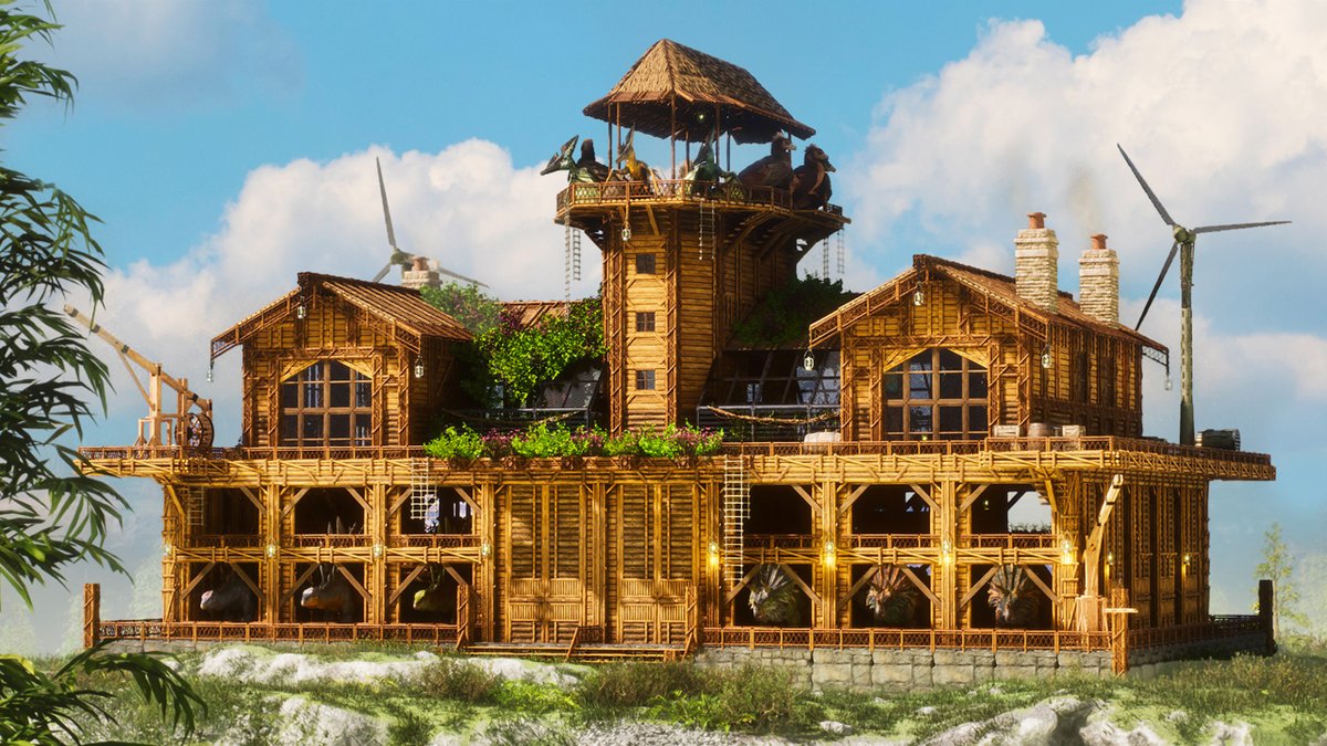 LolsAtLance's tweet photo. My MOST functional base yet🏗️! 
My All-in-One Survival Base with HUGE Dino Pen!🦖

FULL TUTORIAL: https://t.co/c3jXGPYCRU

#ARKSurvivalAscended #ARK #playARK #ARK建築 #ARKphotomode #ASA建築 https://t.co/M0efojOjcp