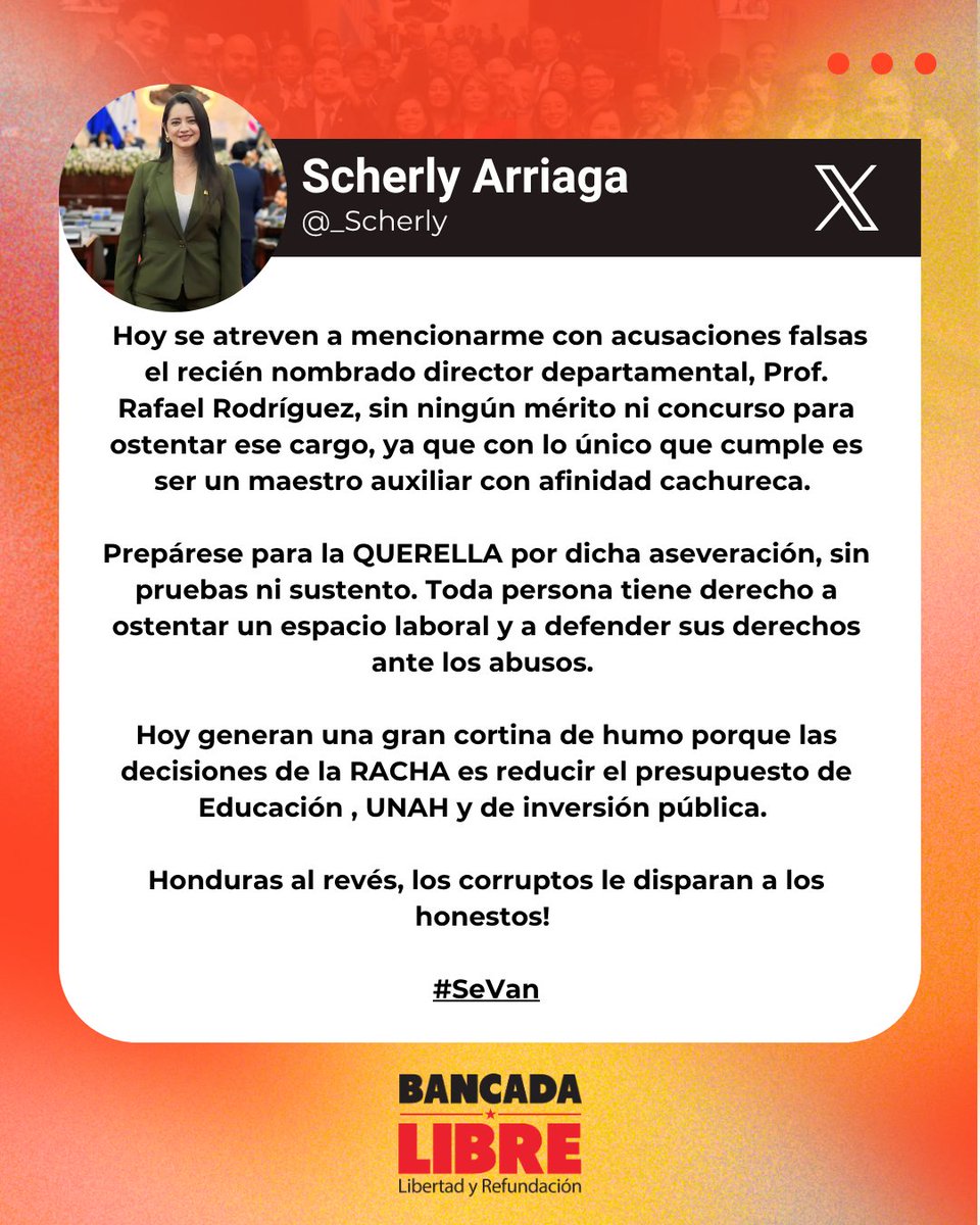 Bancada Libre tweet media