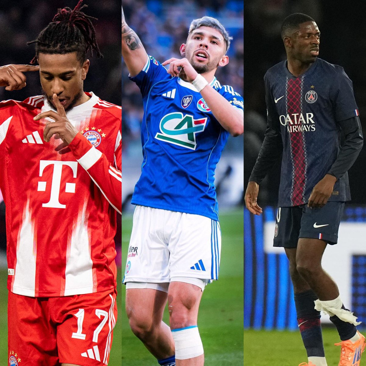 Michael Olise, Julio Enciso y Ousmane Dembélé.

Hoy son los 3 mejores futbolistas del mundo. Por calidad individual y lo que demuestran en cancha.

Los que más disfrutan jugar al fútbol.