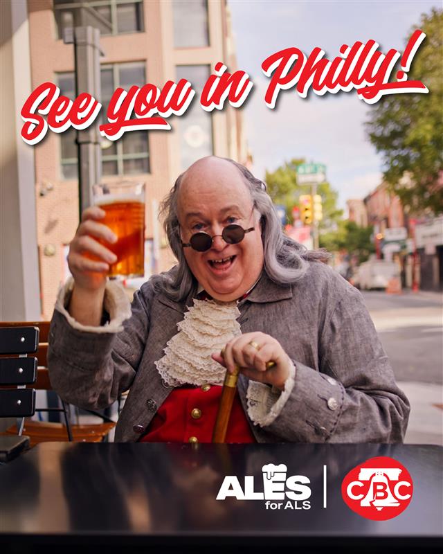 AlesforALS's tweet photo. See you in Philly! 

The Ales for ALS team will be at the 2026 Craft Beer Conference next week, and we’d love to connect. If you’ll be there, send us a message so we can say hello, catch up, and maybe grab a beer while we’re at it. 🍻 https://t.co/1kSjxlVvU2