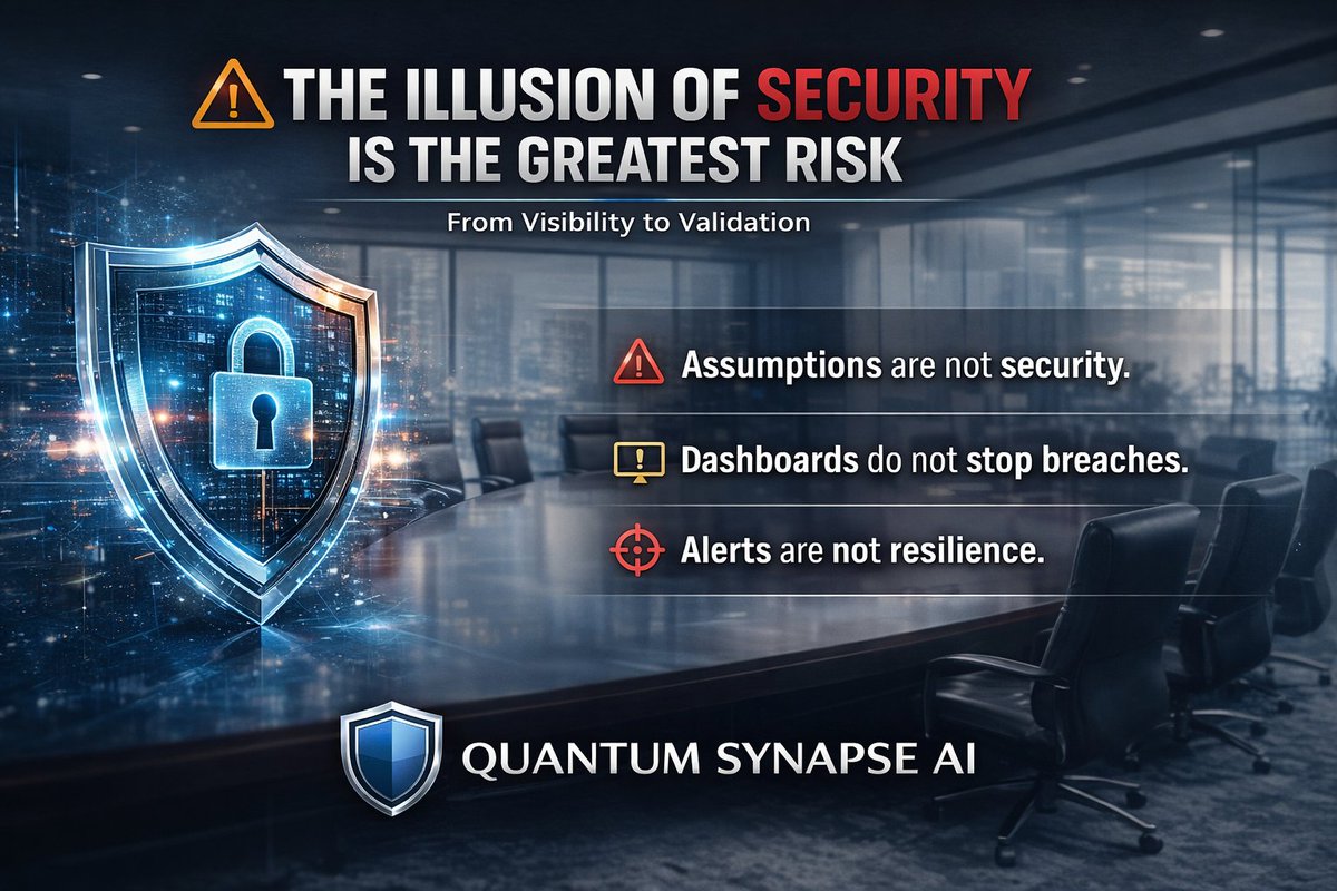 THE BIGGEST CYBER RISK?

The illusion of security.

Most organizations are not secure.
They are operating on assumption; not proof.

Dashboards ≠ protection
Alerts ≠ resilience
Compliance ≠ security

If you have not simulated a real attack:
You do not know your exposure.

The
