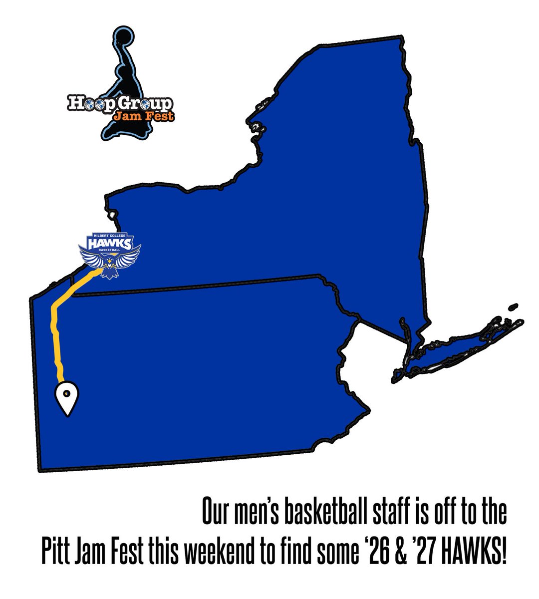Hilbert College Men’s Basketball tweet media