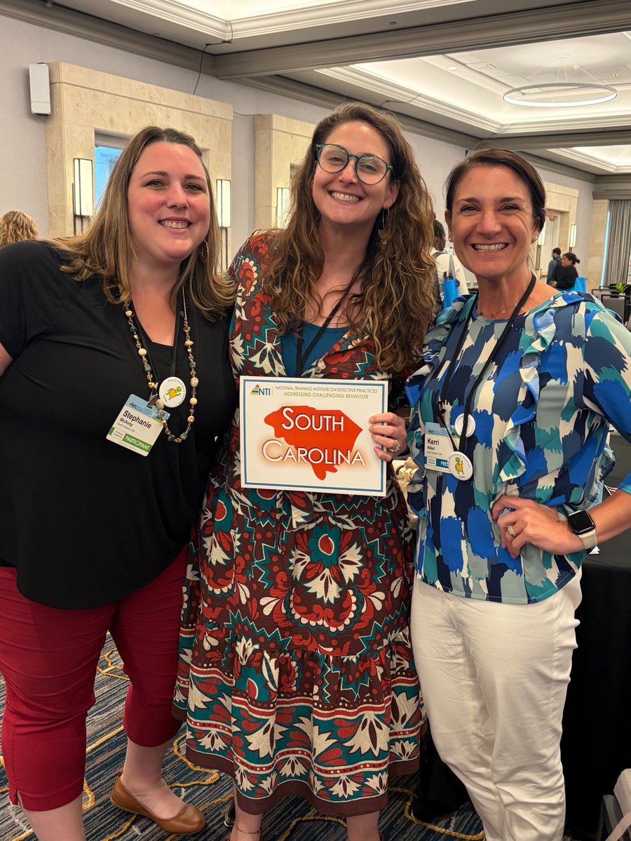 SCPyramidPIECES's tweet photo. Our Pyramid PIECES team had an incredible time at NTI last week! We were proud to share our work in SC while learning from our colleagues around the country. We presented 2 sessions, facilitated a PLAN Day session and shared a poster, and contributed throughout the conference. https://t.co/MY8eaBCOdF