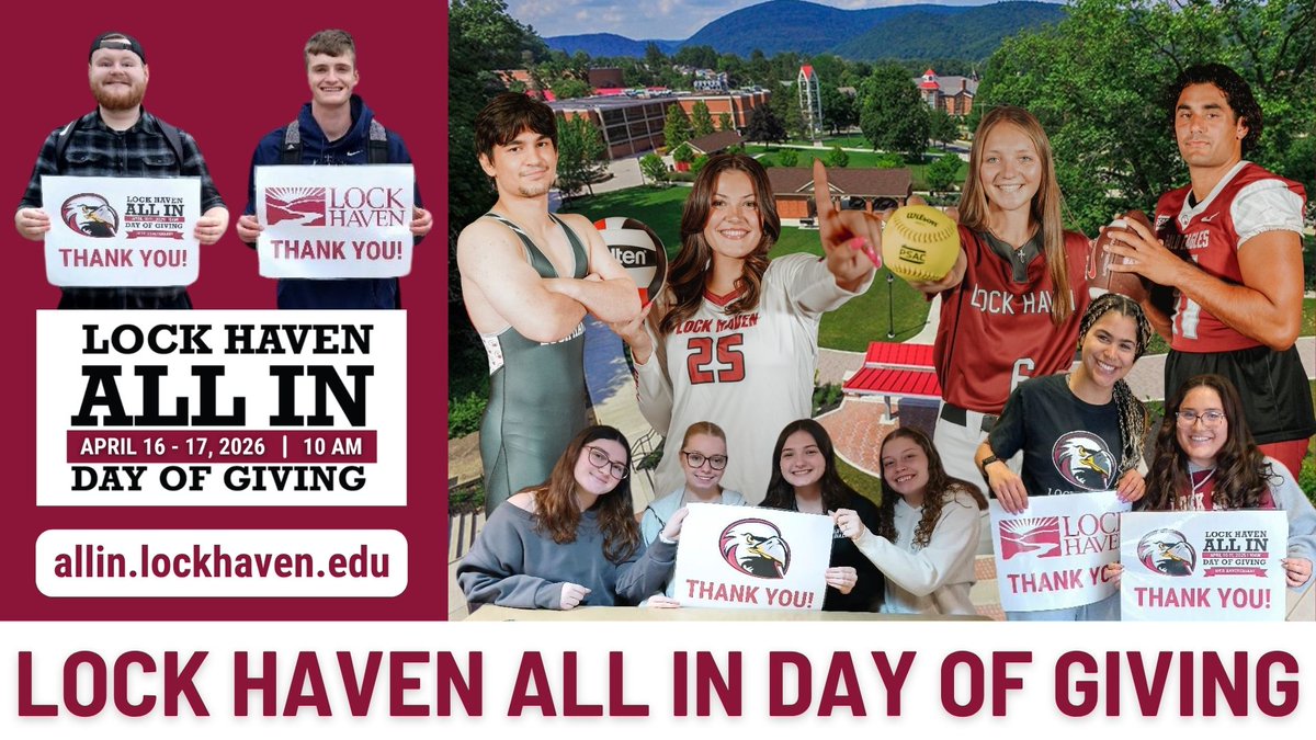 LHUalumni's tweet photo. More than 1,200 proud Bald Eagles have already contributed over $180,000 this All In Day of Giving. Join the fun. Make a gift now: https://t.co/iYp6wlgPVb 🦅 #LHUALLIN #LHUAlumni#GiveToLHU #HavenFamily #HavenProud https://t.co/sgwpsmq0O0