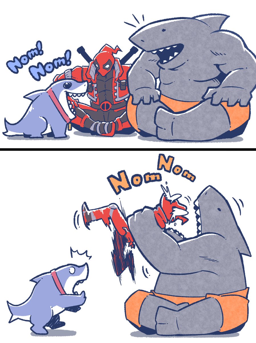 heavynalmuck's tweet photo. king shark https://t.co/tw8zAfmFAK