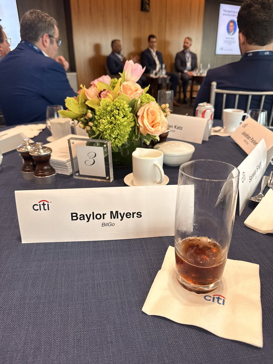 Thanks to <a href="/Citi/">Citi</a> for hosting Navigating the Next Evolution of Financial Market Infrastructure.  Good group and solid conversations.