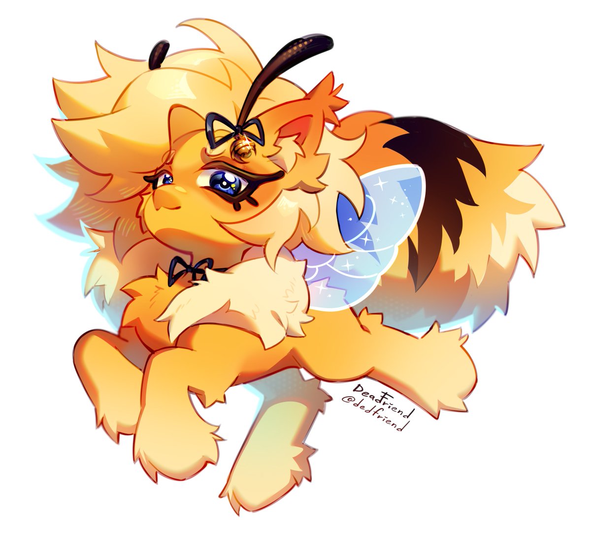 _dedfriend's tweet photo. a little old but it's cute anyway so you should see it 🐝🍯

#mlp #pony #art https://t.co/6lHVEUoveU