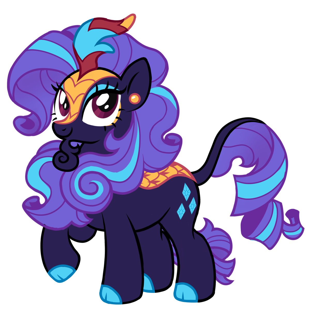 My Rarity redesign in the mlp artstyle