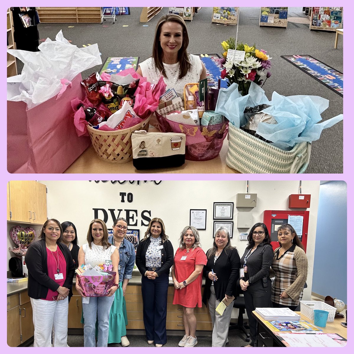 DelValleES_YISD's tweet image. Happy National Librarian Day, @DelValleES_YISD Ms. Gamboa! 📚 Thank you for inspiring readers and for all your support! #THEDISTRICT #WeDeliverExcellence @EGonzalez_DVES @badillo_mrs @oceans80 @OFOD @DVESLibrarian