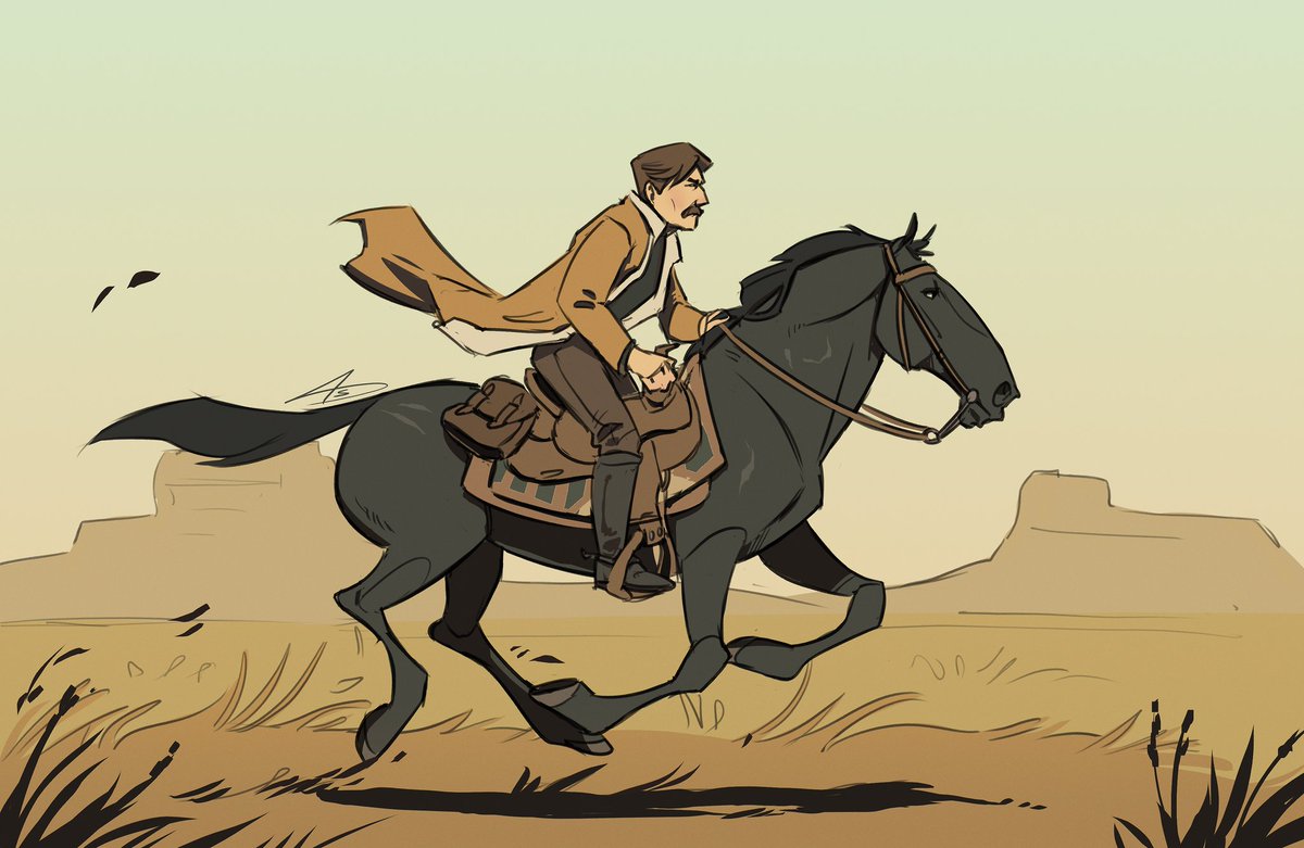 Cowboy on the run! 🐎
