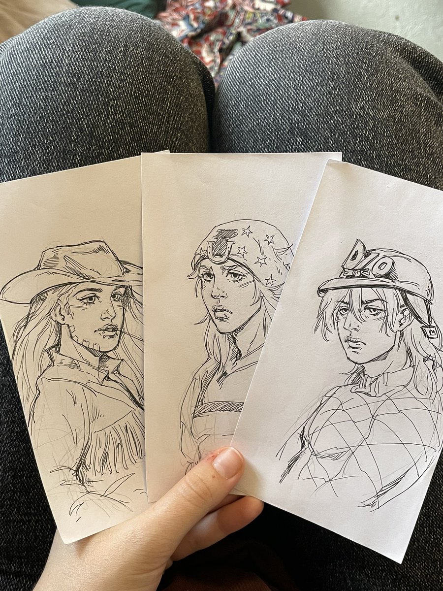 ink_bay8's tweet photo. Best trio 🐎 
#SBR #jjba #smallartist #artmoots https://t.co/5wcWbfLDU9