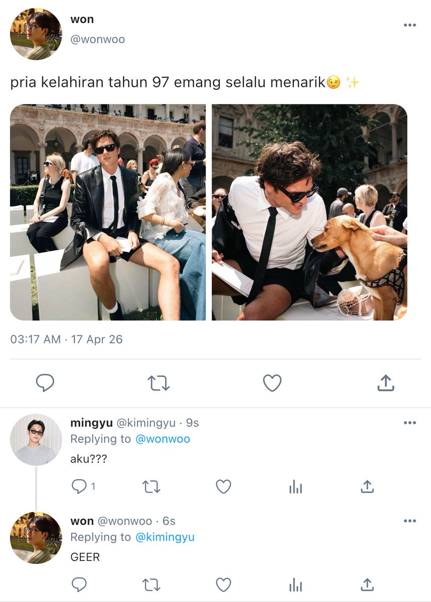 mwnmode's tweet photo. masih dengan ww dengan agendanya menjadi fanboy jacob elodi dan mg si pacar yg cemburuan mentok.

minwon few tweets au https://t.co/3lLR0gpOad