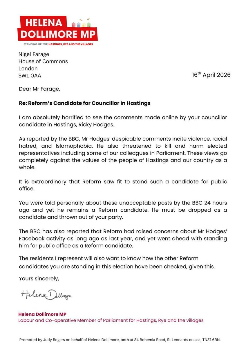 Helena Dollimore MP tweet media
