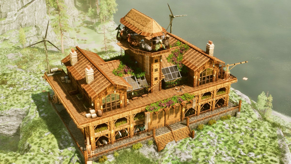LolsAtLance's tweet photo. My MOST functional base yet🏗️! 
My All-in-One Survival Base with HUGE Dino Pen!🦖

FULL TUTORIAL: https://t.co/c3jXGPYCRU

#ARKSurvivalAscended #ARK #playARK #ARK建築 #ARKphotomode #ASA建築 https://t.co/M0efojOjcp