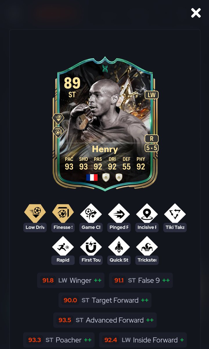 sergiu_zero's tweet photo. @FutSheriff Guys is it worth to do this chain for Henry or there is a better one who has all evos active? https://t.co/rRs8D5tiUi