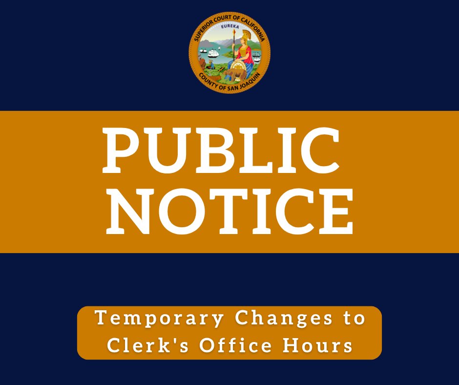 San Joaquin Superior Court tweet media