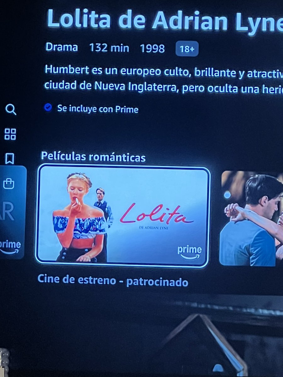 denuncio publicamente a amazon prime por esta puta mierda, COMO QUE PELICULA ROMANTICA ENFERMOS