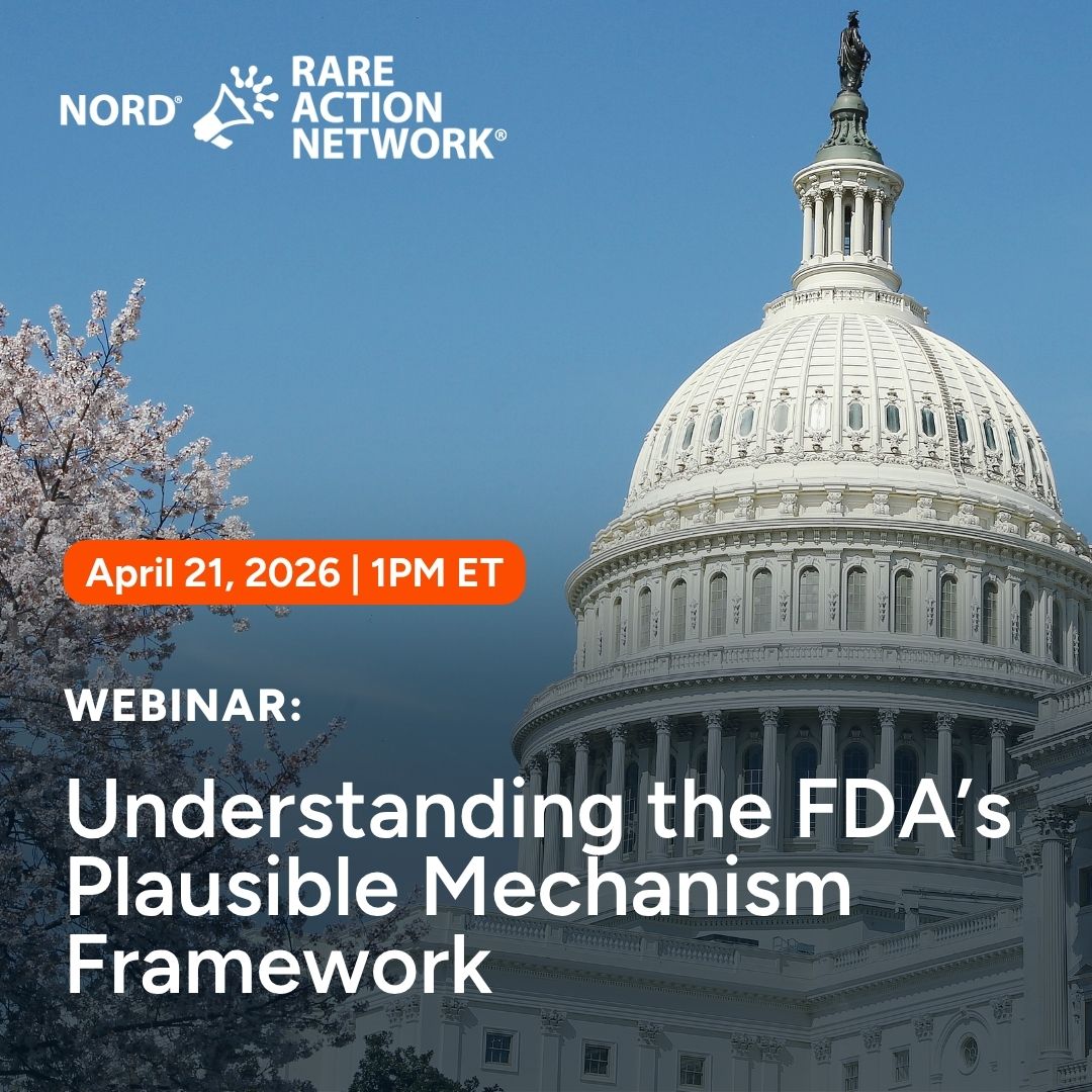 RareDiseases's tweet image. Unpack the #FDA’s new Plausible Mechanism Framework for individualized #genetic therapies in NORD’s Rare Action Network virtual webinar. Cara Tenenbaum, NORD’s new Director of Regulatory Affairs, will break it down and share insights.

Tune in on April 21 at 1pm ET on Zoom, with