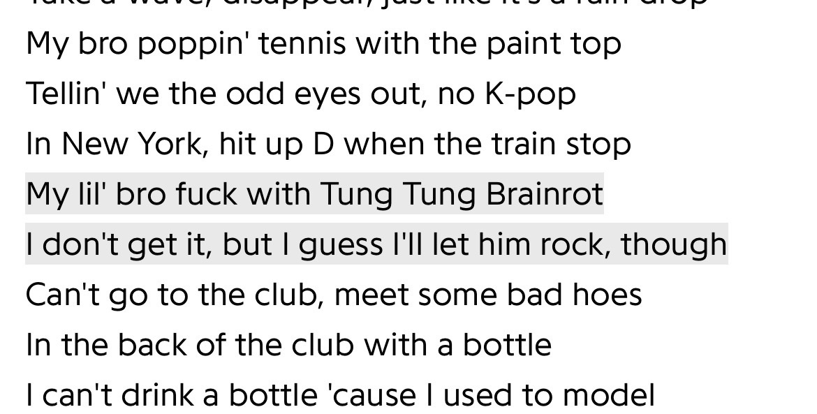 Triple T mention on kuru album