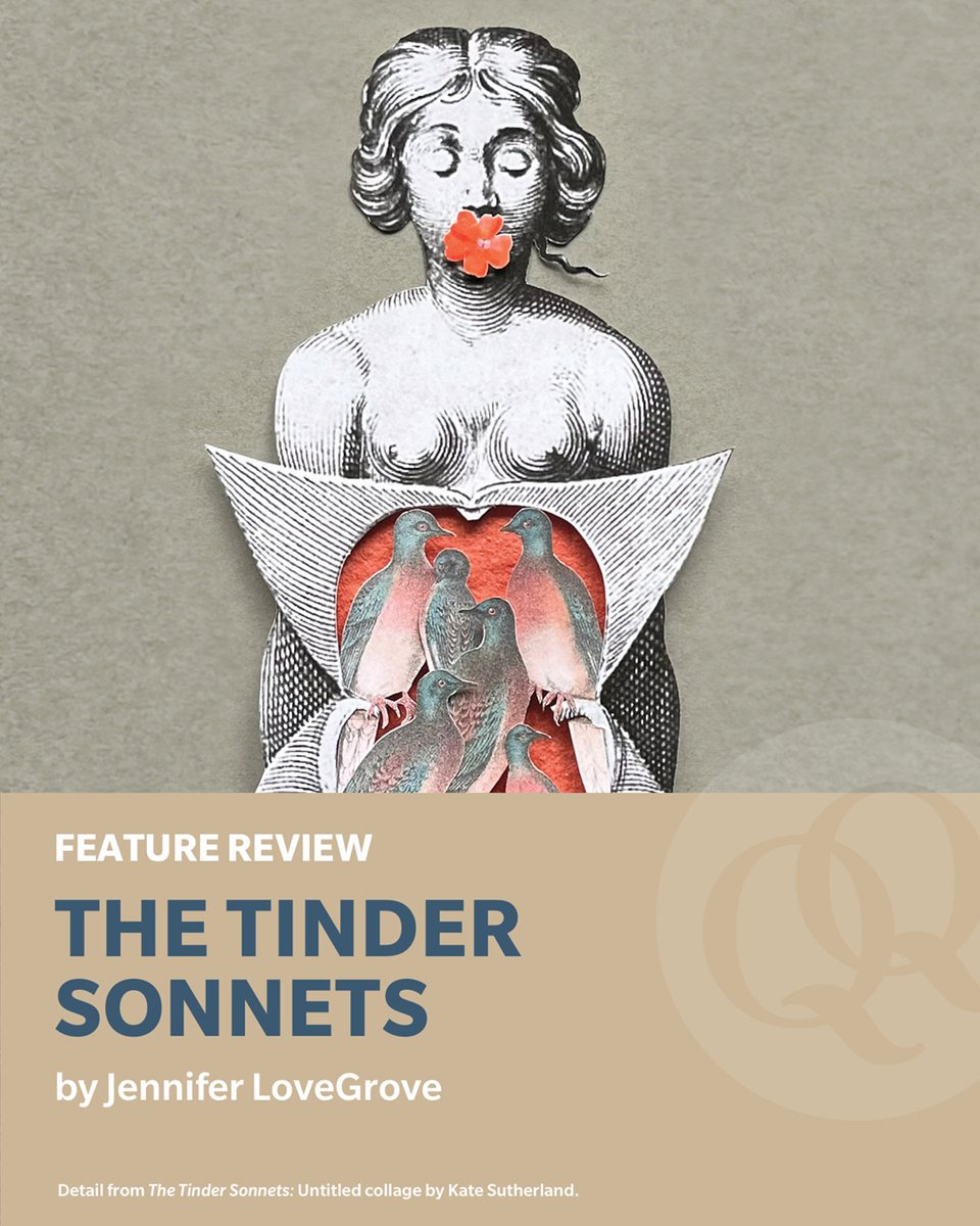 quillandquire's tweet photo. Jennifer LoveGrove’s The Tinder Sonnets confronts moral selectivity and sexual violence. Read Molly Cross-Blanchard's starred review here: https://t.co/I3oC2pyNcA

Check out more at: https://t.co/4RxQpx4T1f https://t.co/NbSwBqyvS7