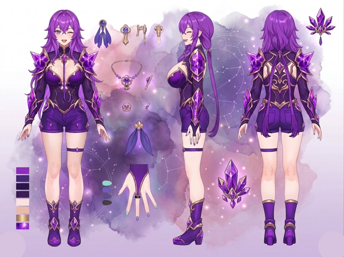 lunalxxxi's tweet image. Power surging... the transformation is complete. 🌙💜

Ready to bring some magic to your timeline. Who’s joining me for the next stream?

#VTuber #EnVTuber #VirtualYoutuber