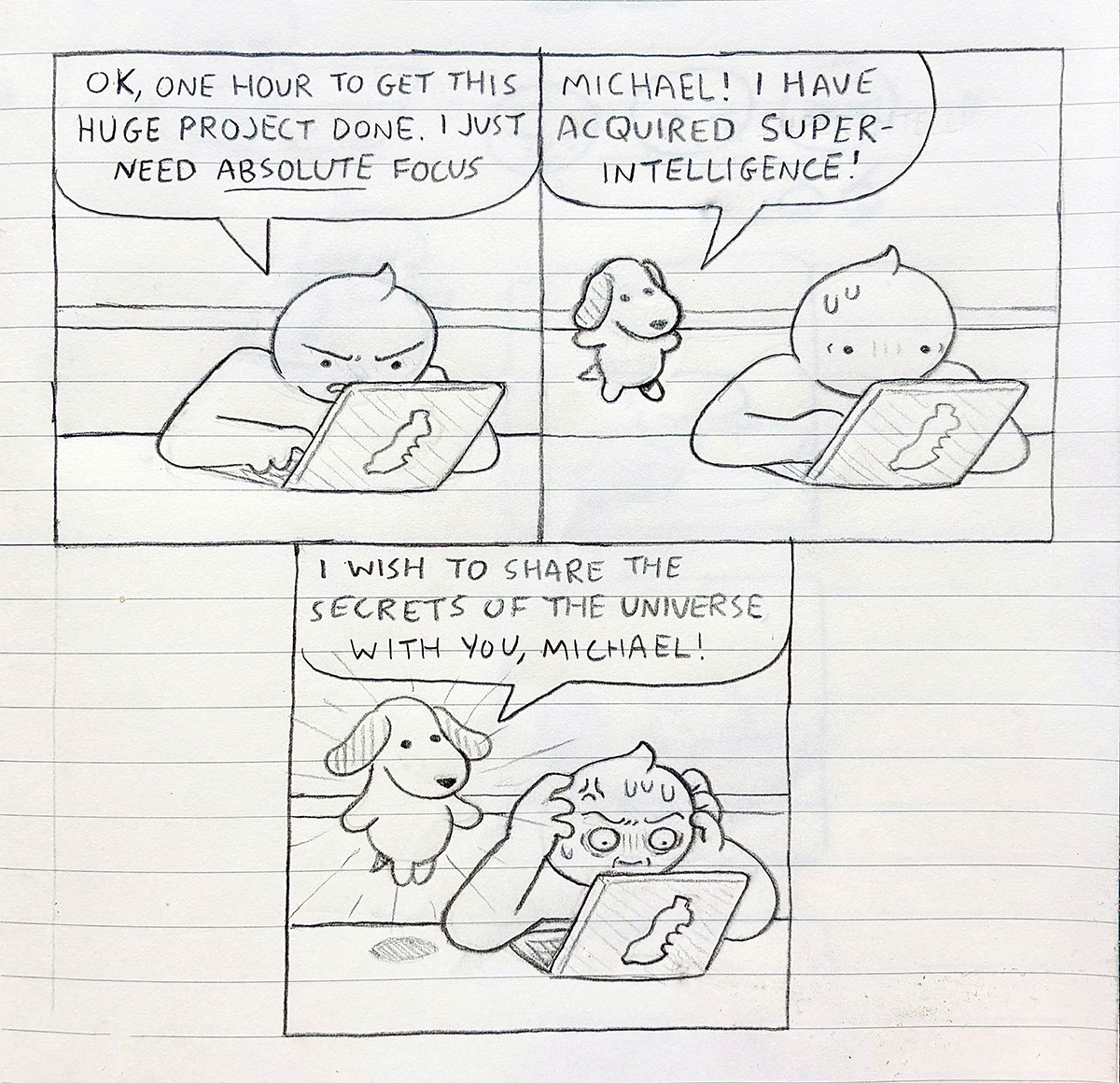 not now dude 